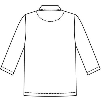 【男性用】衿付き・七分袖調理衣(FRESHAREA/フレッシュエリアポプリン) サーヴォ(旧:サンペックスイスト)