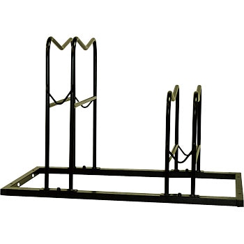 サイクルスタンド 6台用 駐輪 スタンド 固定 駐輪場 スタンド マンション A+ (アクセントプラス) 鉄製で重い！ スマートエックス 自転車スタンド 26~27インチ電動自転車用 駐輪場 自転車スタンド 屋外 おしゃれ  ロードバイク 自転車止め アイアン 自転車置き場 クロスバイク スリム 倒れにくい シンプル ホワイト 白 転倒防止 子供乗せ自転車 | アクセント