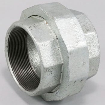 ユニオン 可鍛鋳鉄製管継手 (白) 吉年