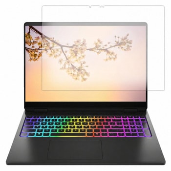 液晶保護フィルム HP OMEN MAX 16-ah0000 16-ak0000 シリーズ 対応 高硬度9H 高透明 ハードコート 互換品 メディアカバーマーケット
