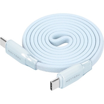 マグネットフラットケーブル USB-C/USB-C 240W 1m MOTTERU
