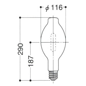 アイ　セルフバラスト水銀ランプBHF100-110V500W　2個