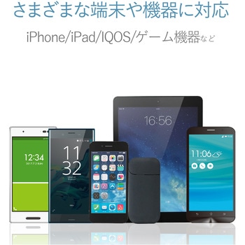 カーチャージャー 車載充電器 急速 コンパクト 【 iPhone & android & IQOS & glo 対応】 USBポート×1 QuickCharge 3.0対応 電流自動識別 シガーチャージャー シガーソケット エレコム