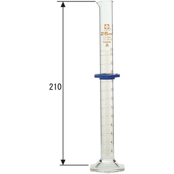 メスシリンダー ガラス 目盛付 カスタムA SIBATA(柴田科学)