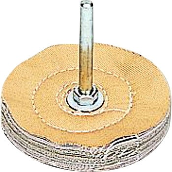 軸付チャカツ仕上羽布(金属仕上げ磨き用) SUN POWER