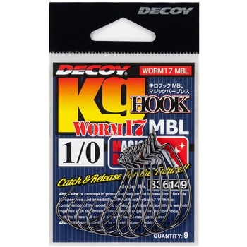 Worm17MBL キロフックMBL(NSブラック) カツイチ