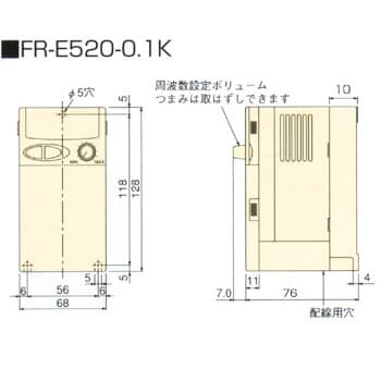 三菱インバータFREQROL-E500 FR-E520-3.7Kw保証付き