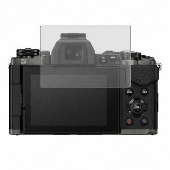 液晶保護フィルム OLYMPUS E-M5 MarkII 対応 指紋防止 光沢 クリア 互換品 メディアカバーマーケット