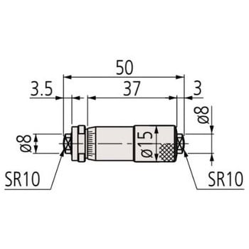 棒形内側マイクロメータ (単体形)