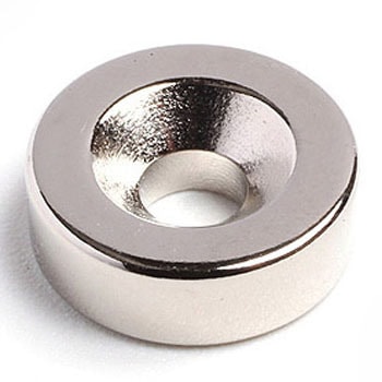 NE671 ネオジム Φ20×10-M5皿穴(N40) 皿ボルト付 二六製作所