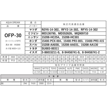 PLATINUM オイルフィルター AQUA DREAM(アクアドリーム)