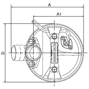 鶴見製作所　ツルミポンプ　50mm 2インチ　　LB-480-52