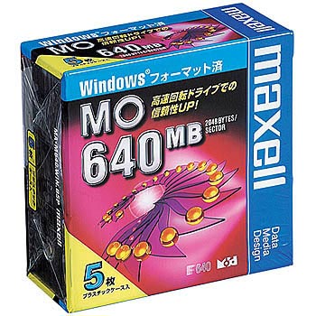 MA-M640.WIN.B5P 3.5型 MOディスク 1個 マクセル 【通販モノタロウ】