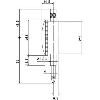 標準型ダイヤルゲージ(0.01mmタイプ)