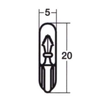 ウェッジベース電球  12V シングル STANLEY(スタンレー電気)