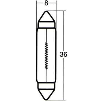 ルームランプ、マップランプ用電球 12V STANLEY(スタンレー電気)