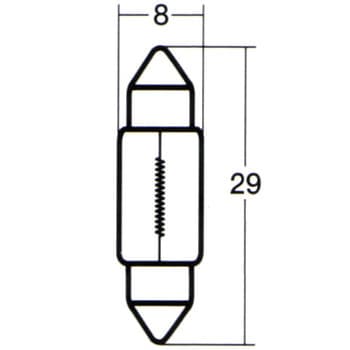ルームランプ、マップランプ用電球 12V STANLEY(スタンレー電気)