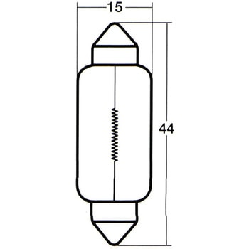 ルームランプ、マップランプ用電球 24V STANLEY(スタンレー電気)