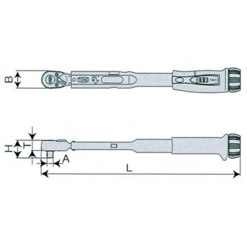 トネ(TONE) プレセット形トルクレンチ(メモリセットタイプ) T4M140 差