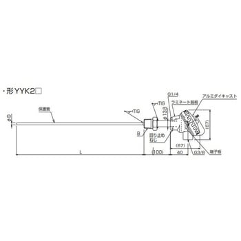 白金測温抵抗体、熱電対 YYK~ azbil(旧:山武)