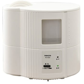 Ks A252w スチーム式加湿器 Yamazen 山善 2 5l 連続使用時間 7時間 ホワイト Ks A252w 1台 通販モノタロウ 05860548