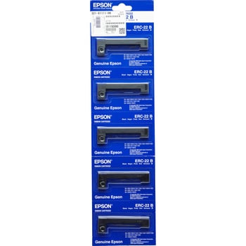 S321-61111-06 EP-70/80/90用 インクリボン(5個セット)ERC-22(B)-5 1