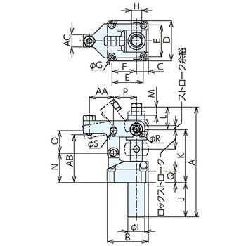 NRCL10 ナットランナークランプL型 1個 ナベヤ 【通販サイトMonotaRO】