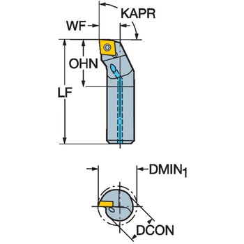 CoroTurn(R) 111 旋削加工用超硬ボーリングバイト サンドビック