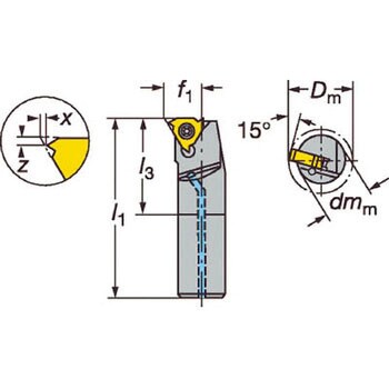 T-Max®； U-Lockねじ切り加工用ボーリングバイト サンドビック