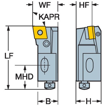 T-Max(R) P 旋削工具用カートリッジ サンドビック