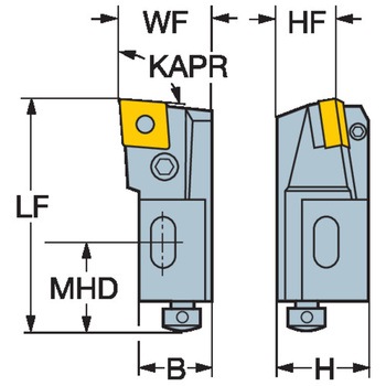 T-Max(R) P 旋削工具用カートリッジ サンドビック