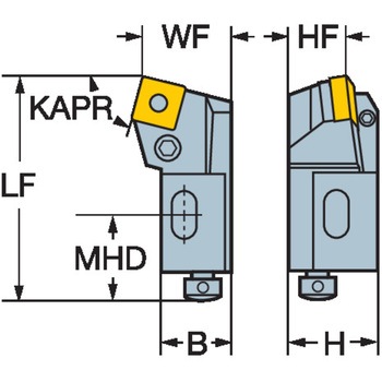 T-Max(R) P 旋削工具用カートリッジ サンドビック