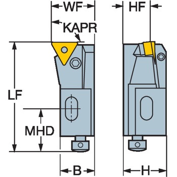 T-Max(R) P 旋削工具用カートリッジ サンドビック