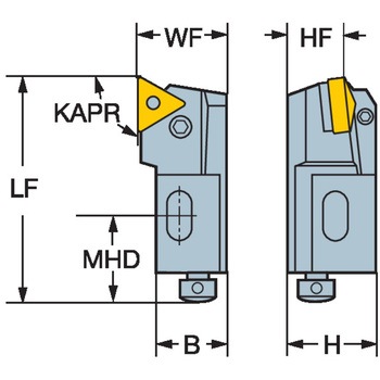 T-Max(R) P 旋削工具用カートリッジ サンドビック