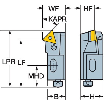 T-Max(R) P 旋削工具用カートリッジ サンドビック