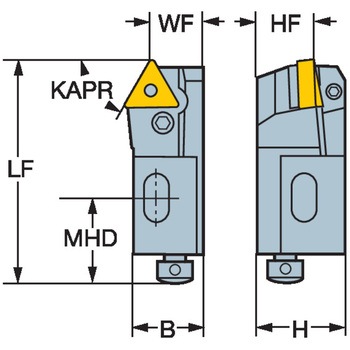 T-Max(R) P 旋削工具用カートリッジ サンドビック