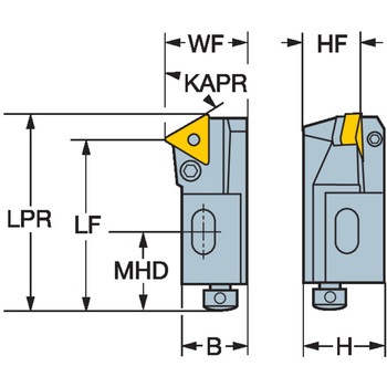 T-Max(R) P 旋削工具用カートリッジ サンドビック
