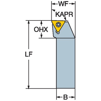 CoroTurn 107内径用ホルダ三角形チップ対応 サンドビック