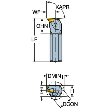 T-Max(R) P 旋削加工用ボーリングバイト サンドビック