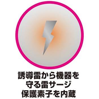 電源タップ4AC-C/A-PD20W スイッチ/雷サージ付き 1.2m カシムラ
