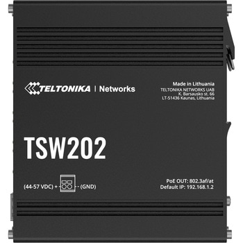 TSW202 産業向けPROFINET認証 マネージドイーサネットスイッチ テルトニカ・ネットワークス