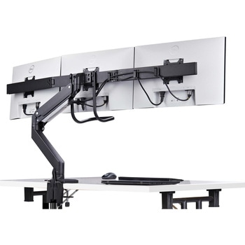 モニターアーム/Cクランプ グロメット固定式/3画面/最大27インチ/耐荷重7kg/VESA対応/クロスバー/高さ角度調整可能/PC パソコン ディスプレイアーム StarTech.com