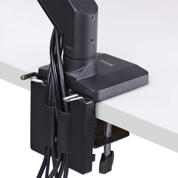 モニターアーム/Cクランプ グロメット固定式/3画面/最大27インチ/耐荷重7kg/VESA対応/クロスバー/高さ角度調整可能/PC パソコン ディスプレイアーム StarTech.com