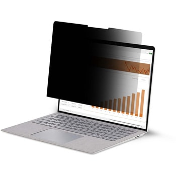 覗き見防止プライバシーフィルター/12.4インチ Surface Laptop Go 1、2、3対応/275x195mm/4方向/自己吸着タイプ/視野角60度/非光沢/ブルーライトカット/2in1 タブレットPC  液晶保護フィルム StarTech.com