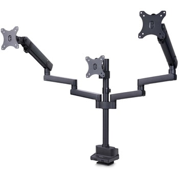 モニターアーム/Cクランプ グロメット固定式/トリプル液晶/最大27インチ/耐荷重7kg/VESA対応/多関節/高さ角度調整可能/3画面 PC パソコン ディスプレイアーム StarTech.com