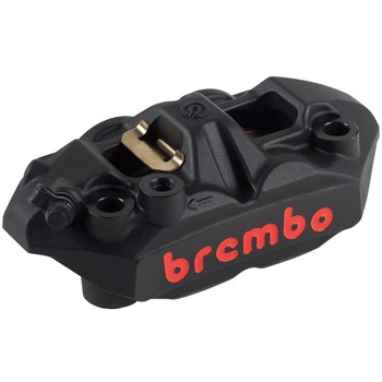 M-4 ラジアル モノブロック 4P キャリパー ブラックアルマイト レッドロゴ 左右セット 220.A397.50 brembo