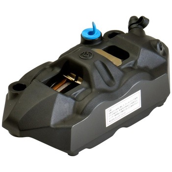 M-4 ラジアル モノブロック 4P キャリパー ブラックアルマイト レッドロゴ 左右セット 220.A397.50 brembo