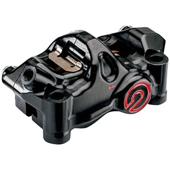 484 cafe racer ラジアル CNC 4P キャリパー ブラックアルマイト レッドロゴ 左右セット 220.B473.10 brembo