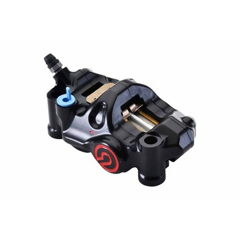 484 cafe racer ラジアル CNC 4P キャリパー ブラックアルマイト レッドロゴ 左右セット 220.B473.20 brembo