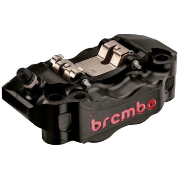 GP4-RB ラジアル CNC 4P キャリパー ブラックアルマイト レッドロゴ 左右セット 220.B473.40 brembo